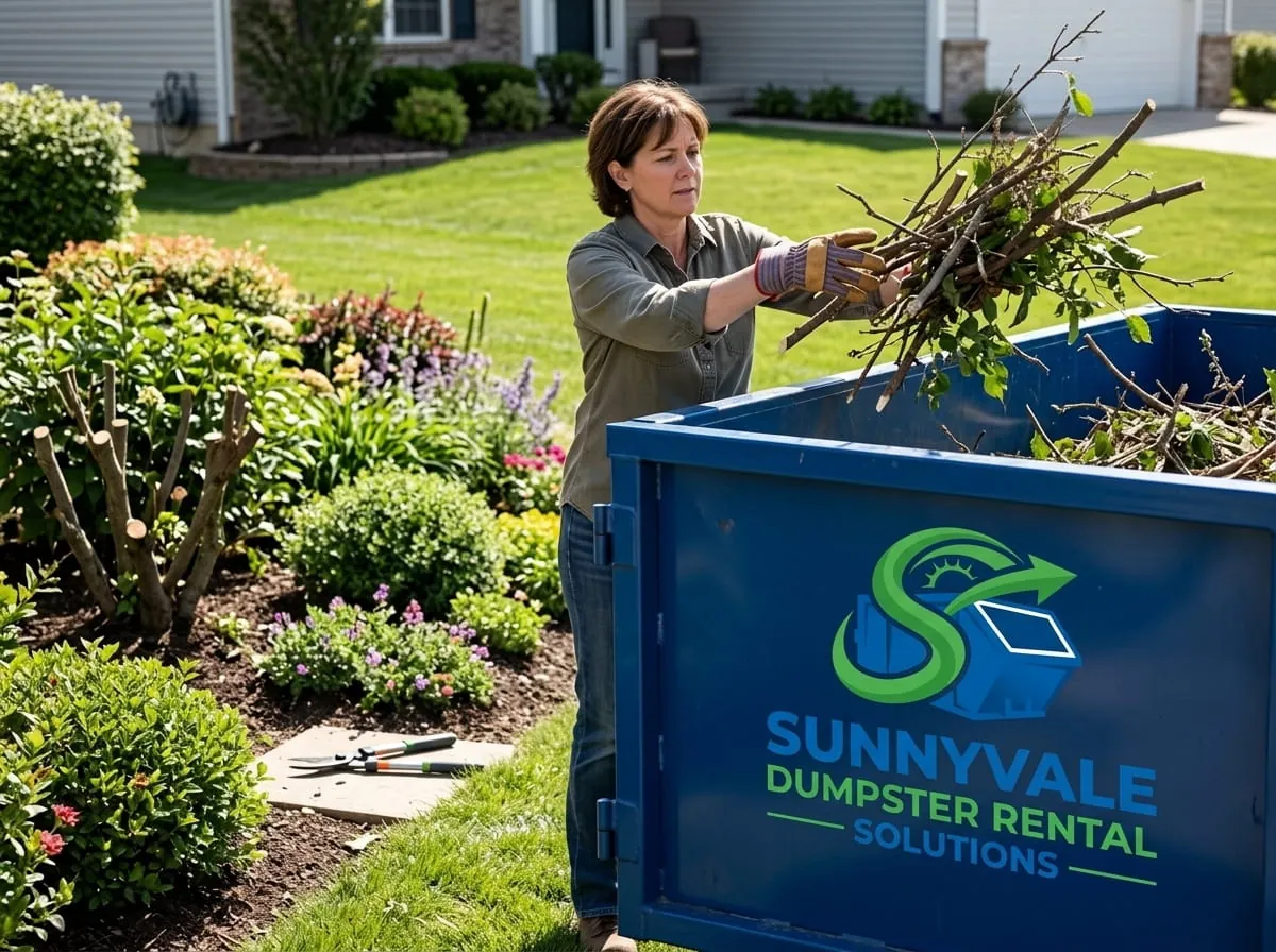 Sunnyvale Dumpster Rental Solutions fleet of roll-off dumpsters and trucks in Sunnyvale, CA